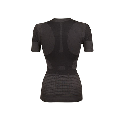 Maglia posturale traspirante in materiale Termo Rinfrescante con zip donna