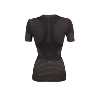Maglia posturale traspirante in materiale Termo Rinfrescante con zip donna