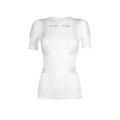 Maglia posturale traspirante in materiale Termo Rinfrescante con zip donna