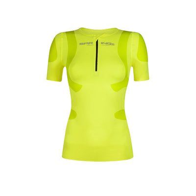 Maglia posturale traspirante in materiale Termo Rinfrescante con zip donna