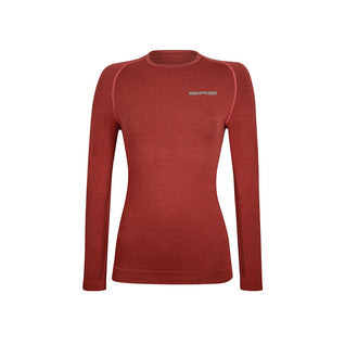 Maglia manica lunga da Running in Lana Merino donna