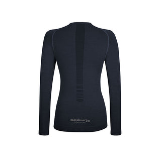 Maglia manica lunga da Running in Lana Merino donna