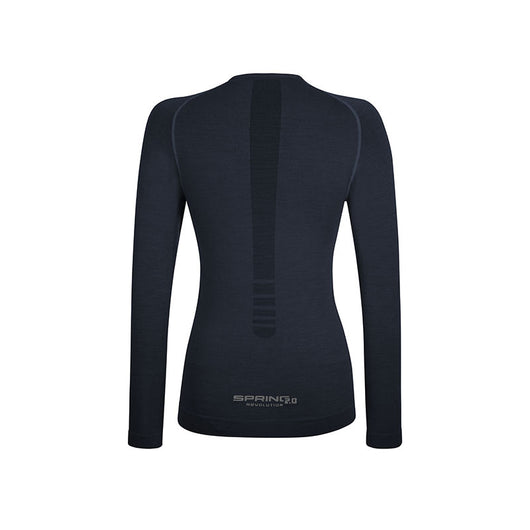 Maglia manica lunga da Running in Lana Merino donna