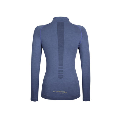 Maglia maniche lunghe da Running con collo alto