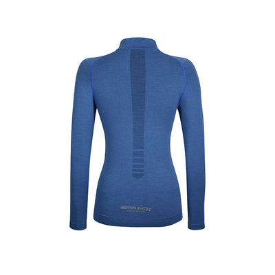Maglia maniche lunghe da Running con collo alto