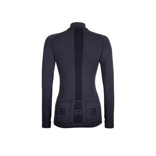 Maglia 1/4 zip M/L con tasca posteriore