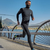 Maglia tecnica Running e Outdoor manica lunga collo alto uomo