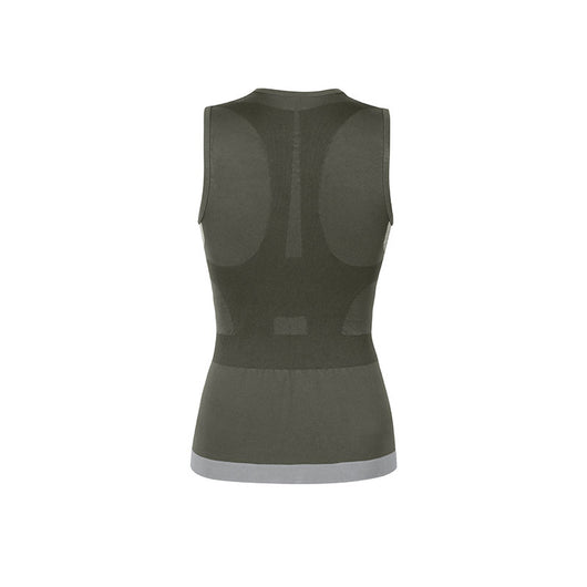 Maglia posturale smanicata donna con compressione graduata