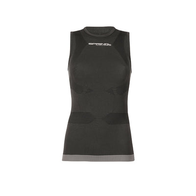 Maglia posturale smanicata donna con tessuto elasticizzato
