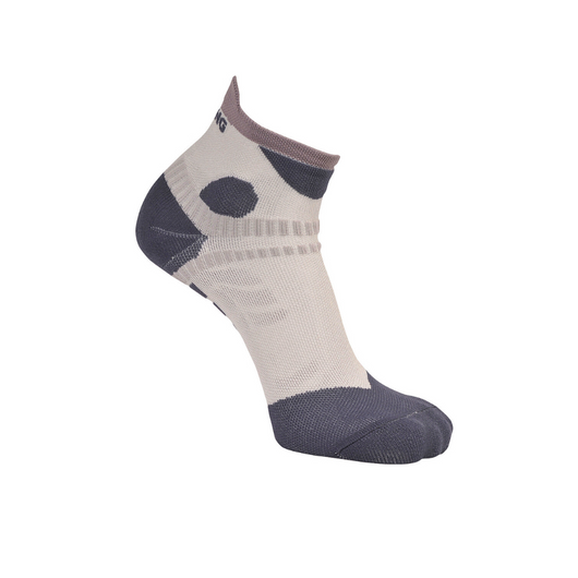 Calze antivesciche per trail running – Design tecnico con X Cross System per protezione e supporto alla caviglia.