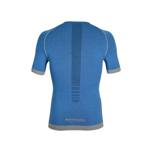 Maglia tecnica sportiva manica corta in Lana Merino uomo