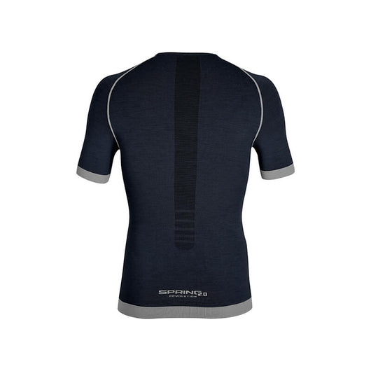 Maglia tecnica sportiva manica corta in Lana Merino uomo