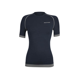 Maglia tecnica sportiva manica corta in Lana Merino donna