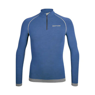 Maglia tecnica sportiva in lana merino manica lunga uomo