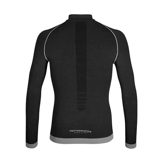 Maglia tecnica sportiva in lana merino manica lunga uomo