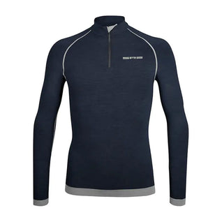 Maglia tecnica sportiva in lana merino manica lunga uomo