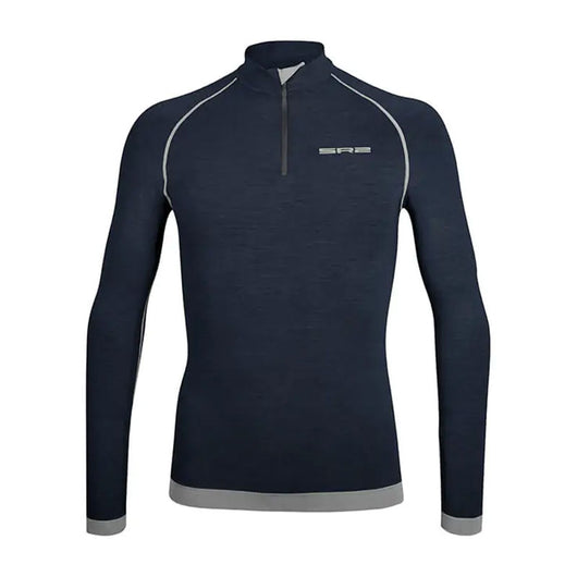 Maglia tecnica sportiva in lana merino manica lunga uomo