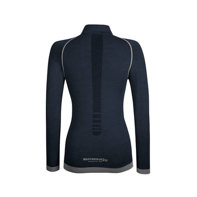 Maglia tecnica da sci in Lana Merino donna