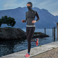 Maglia tecnica con passamontagna in Lana Merino donna