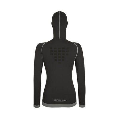Maglia per sci freeride e snowboard in lana Merino, versione donna