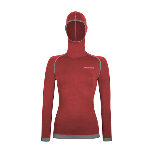 Maglia termica donna per sci alpino in lana Merino Soft Touch