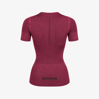 Maglia posturale a manica corta traspirante donna