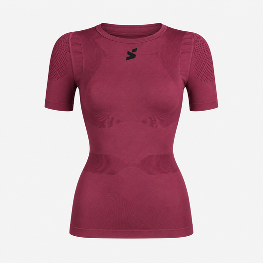 Maglia posturale a manica corta traspirante donna
