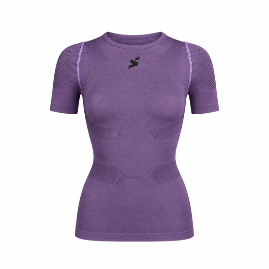 Maglia posturale a manica corta traspirante donna